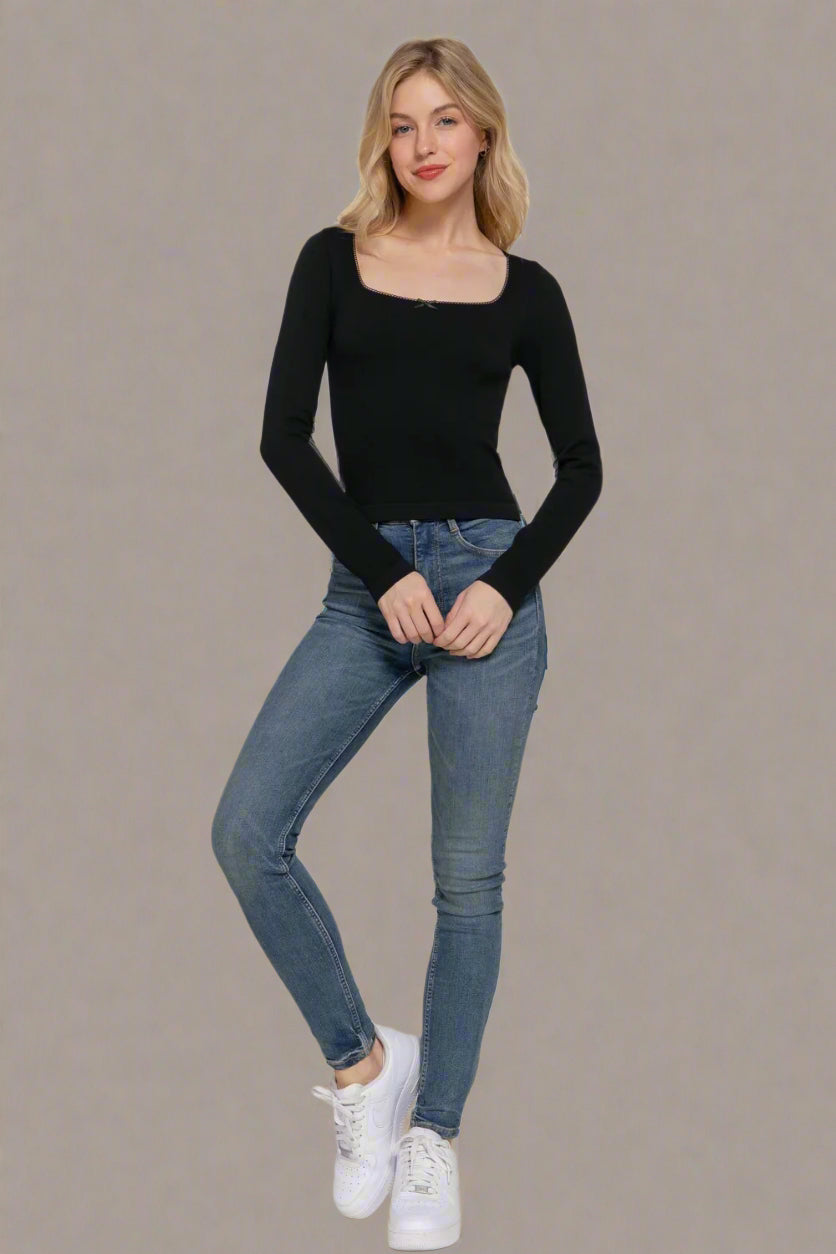 Seamless Bow Top