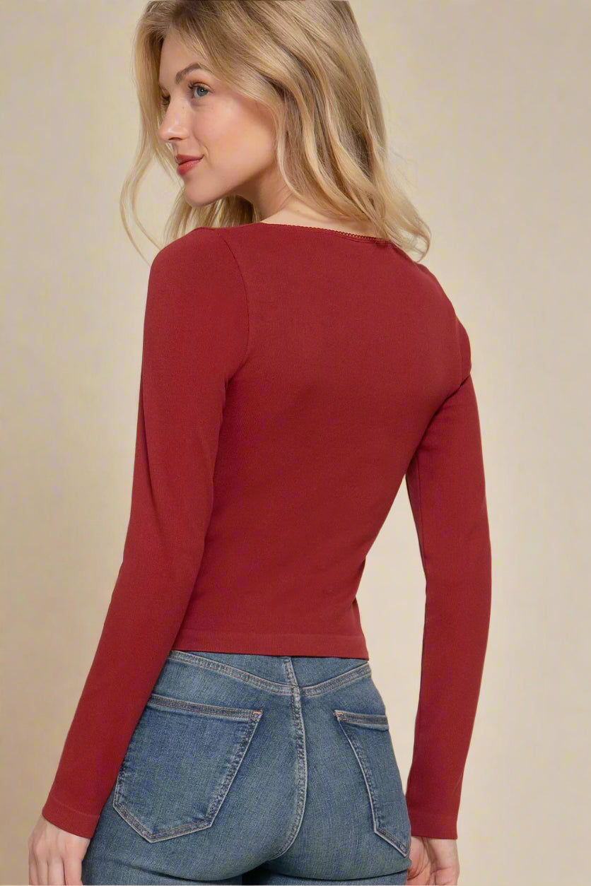 Seamless Bow Top