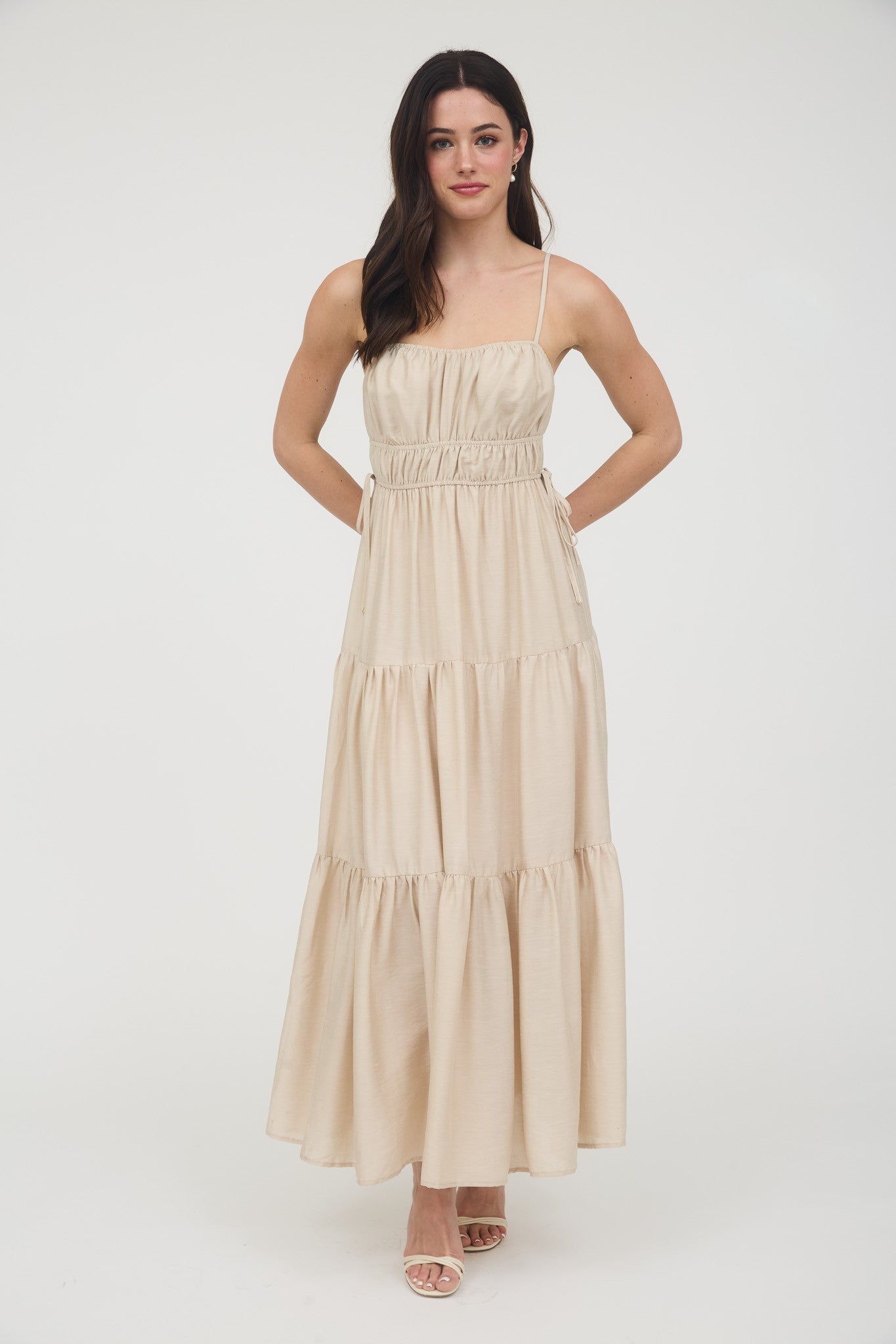 Shirred Tiered Maxi