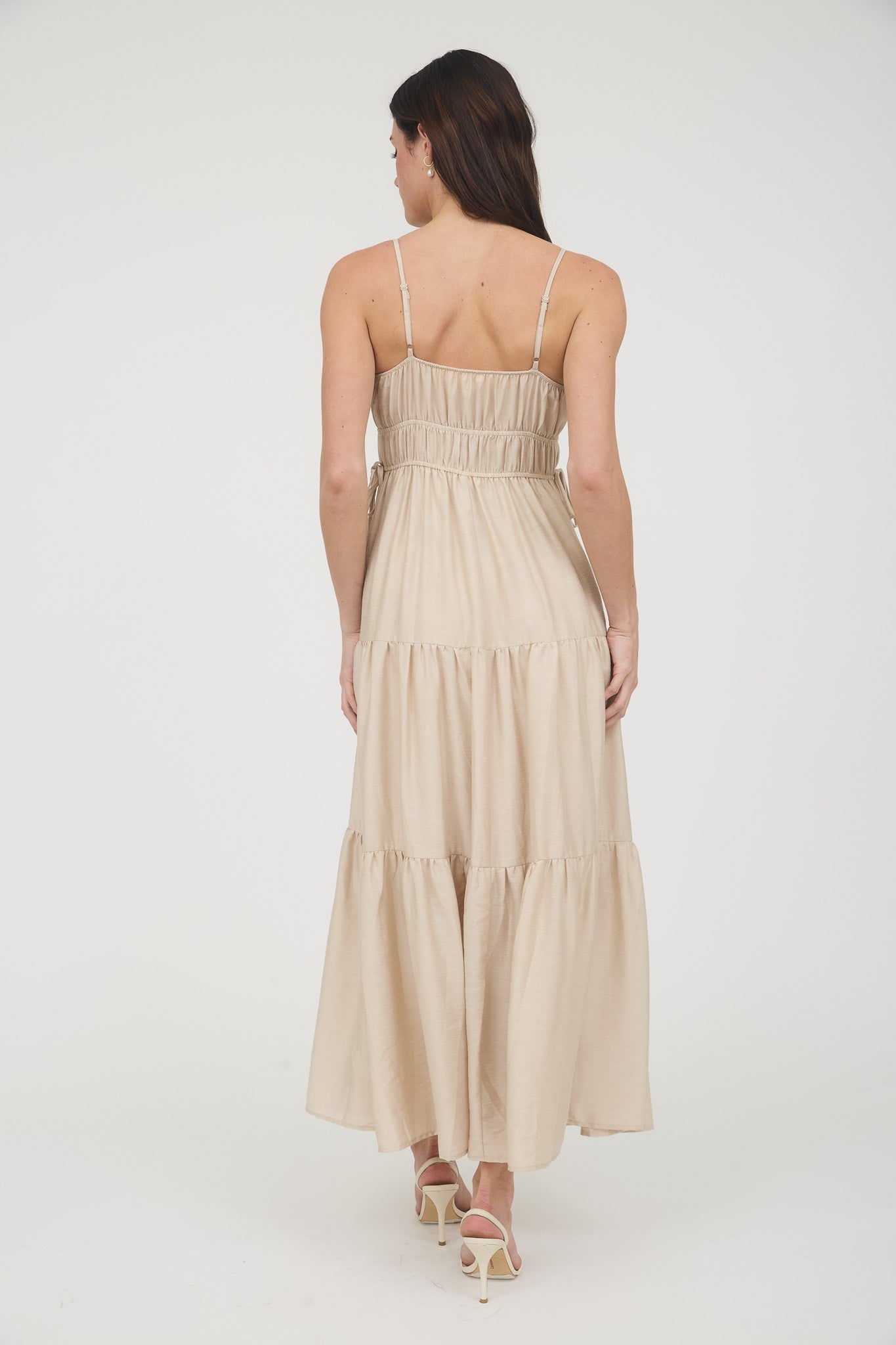 Shirred Tiered Maxi