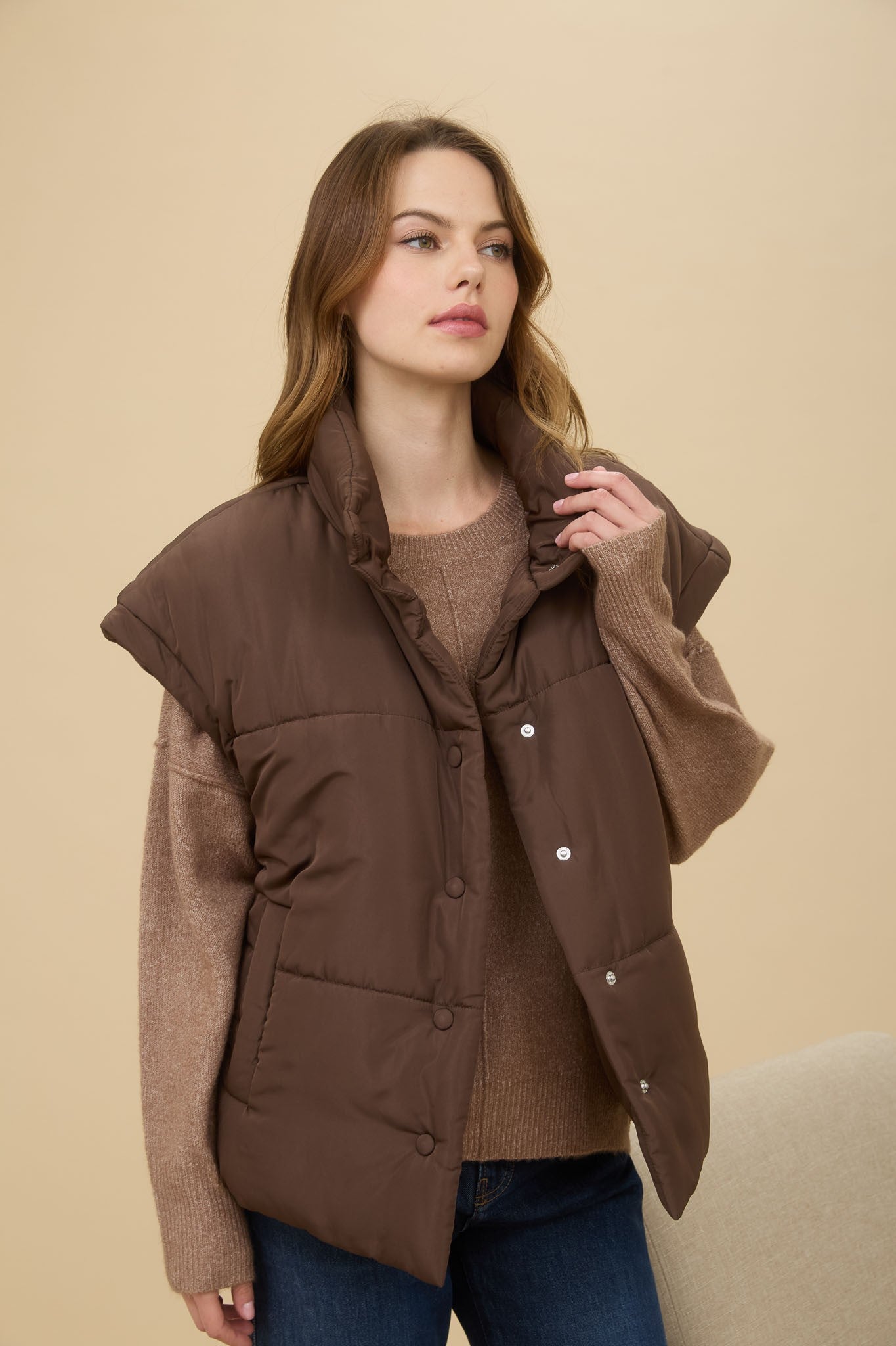 Oversized Puffer Vest