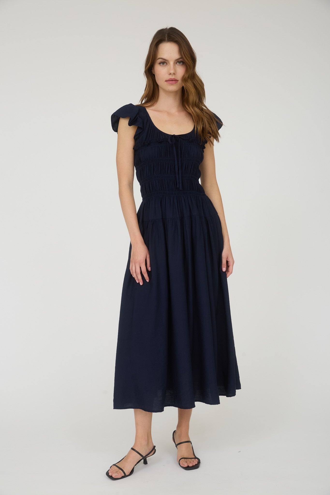 Ruffle Midi Dress