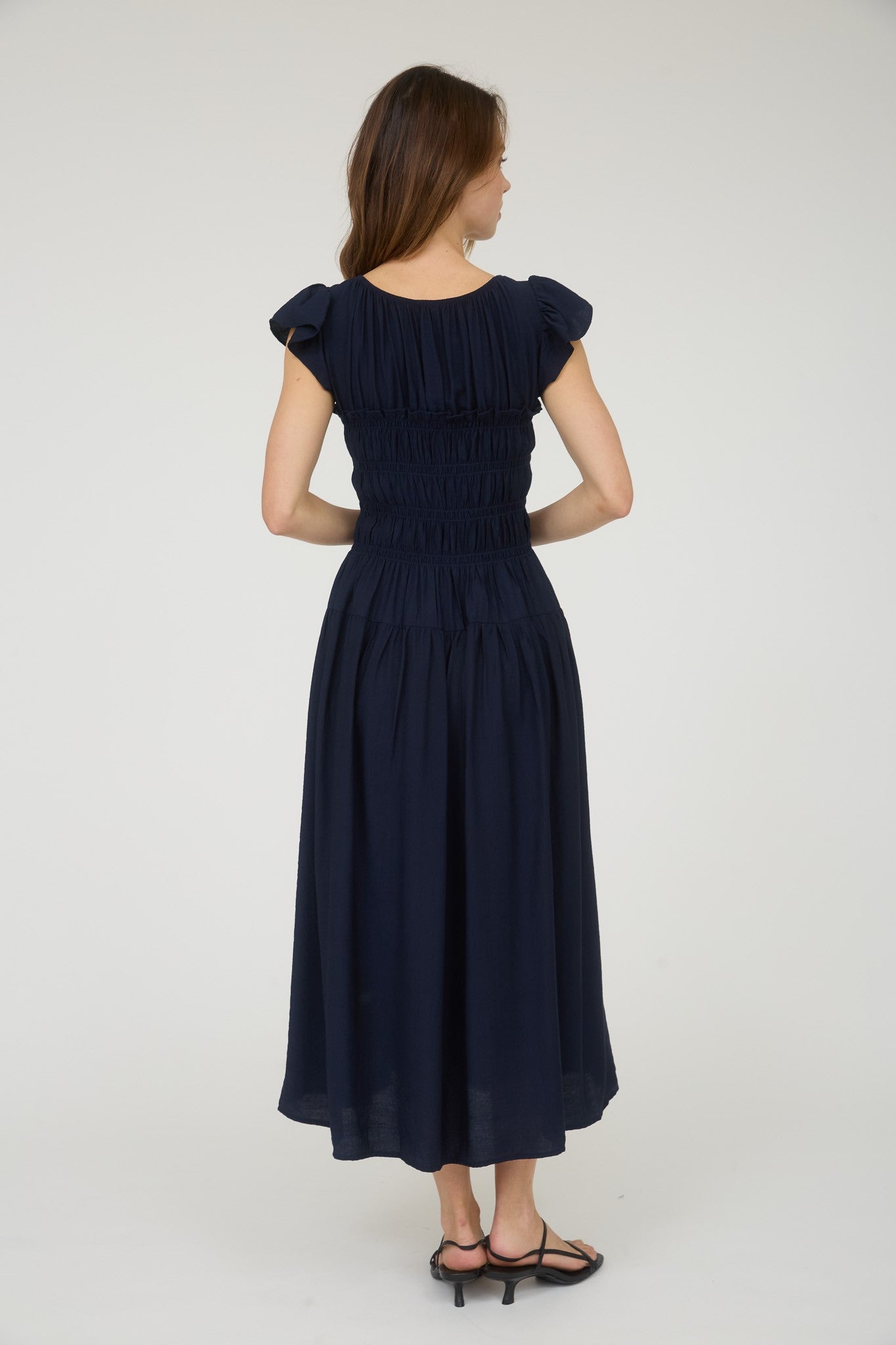 Ruffle Midi Dress