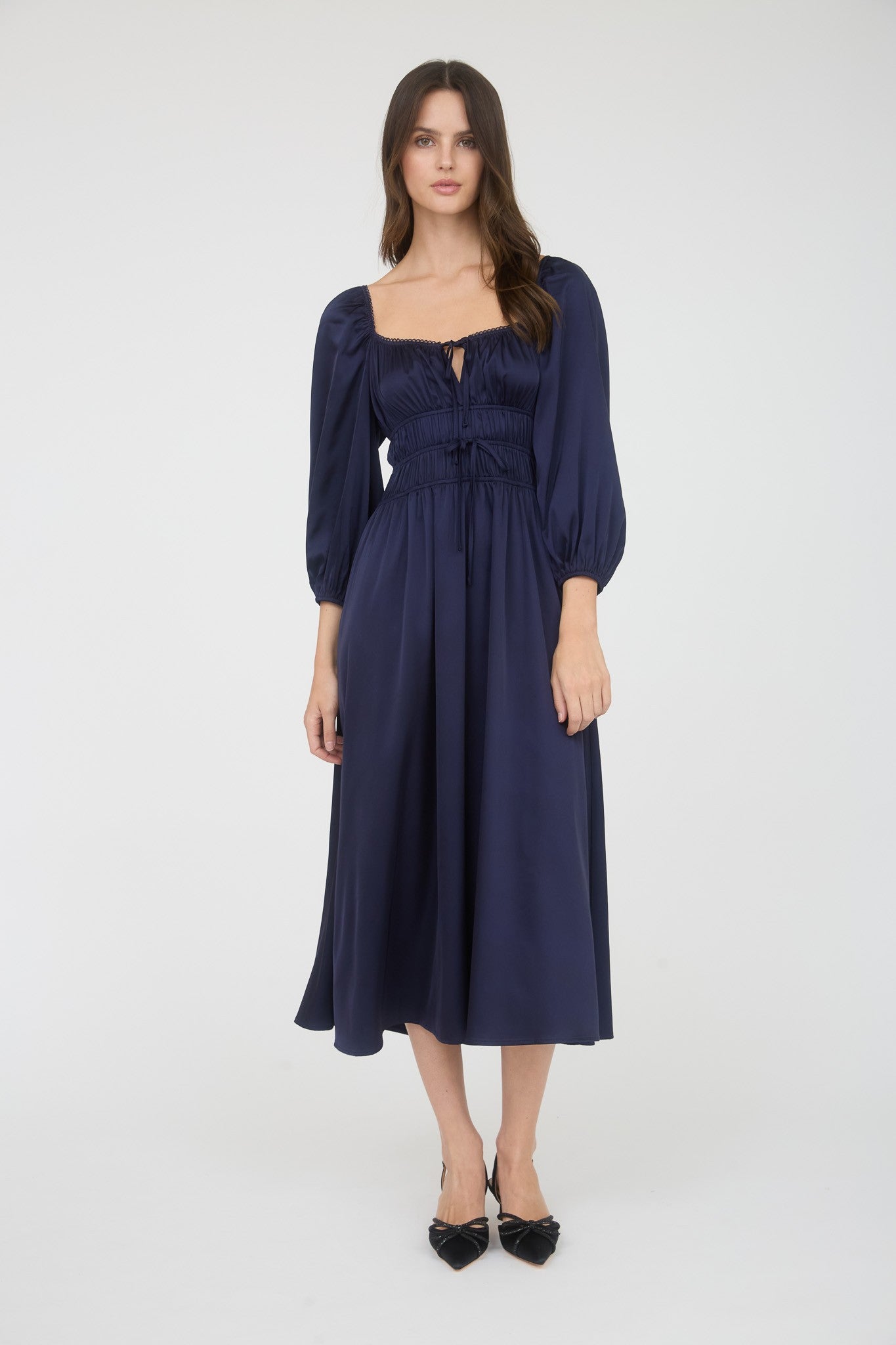 Satin Maxi Dress