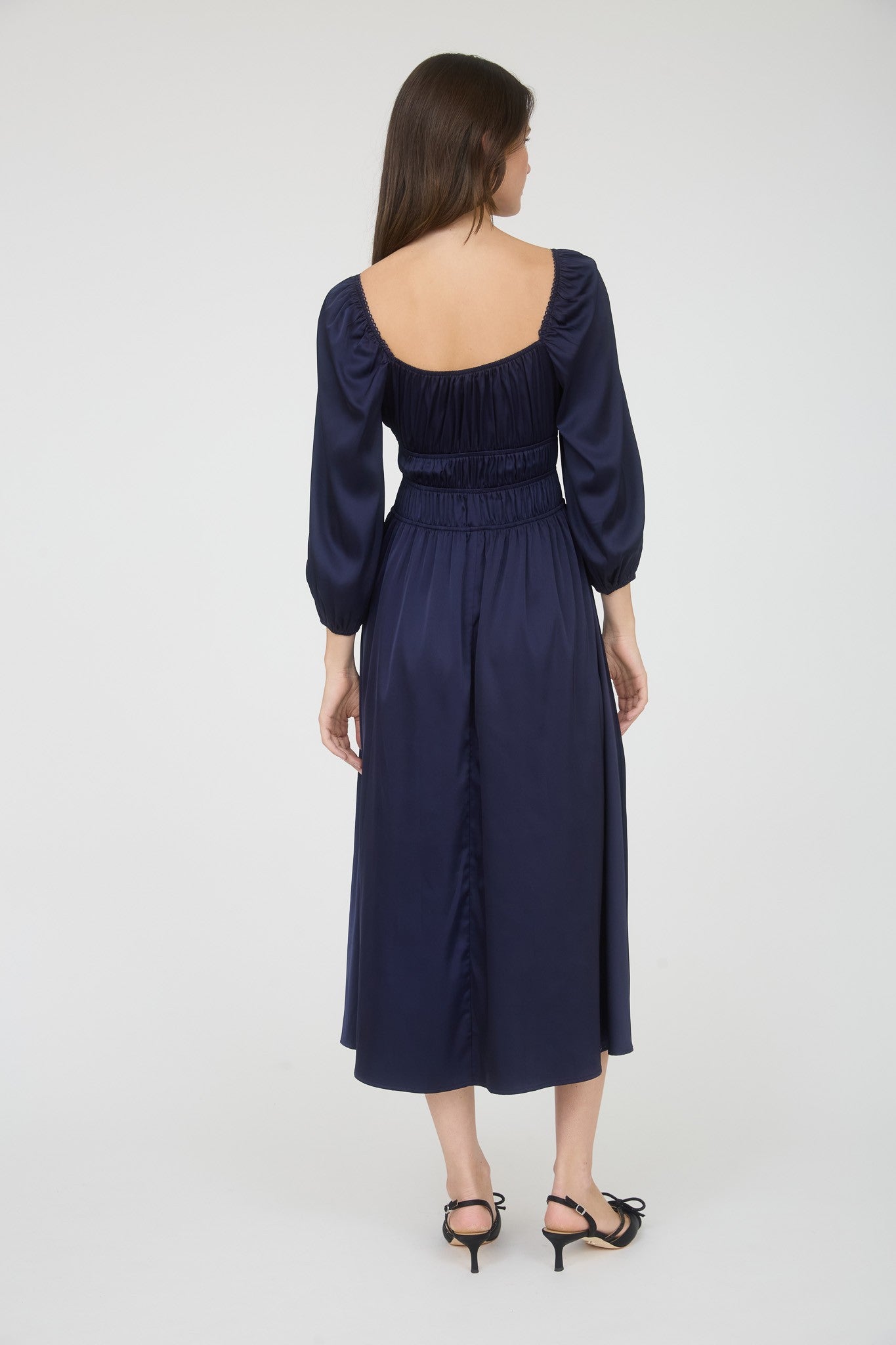 Satin Maxi Dress
