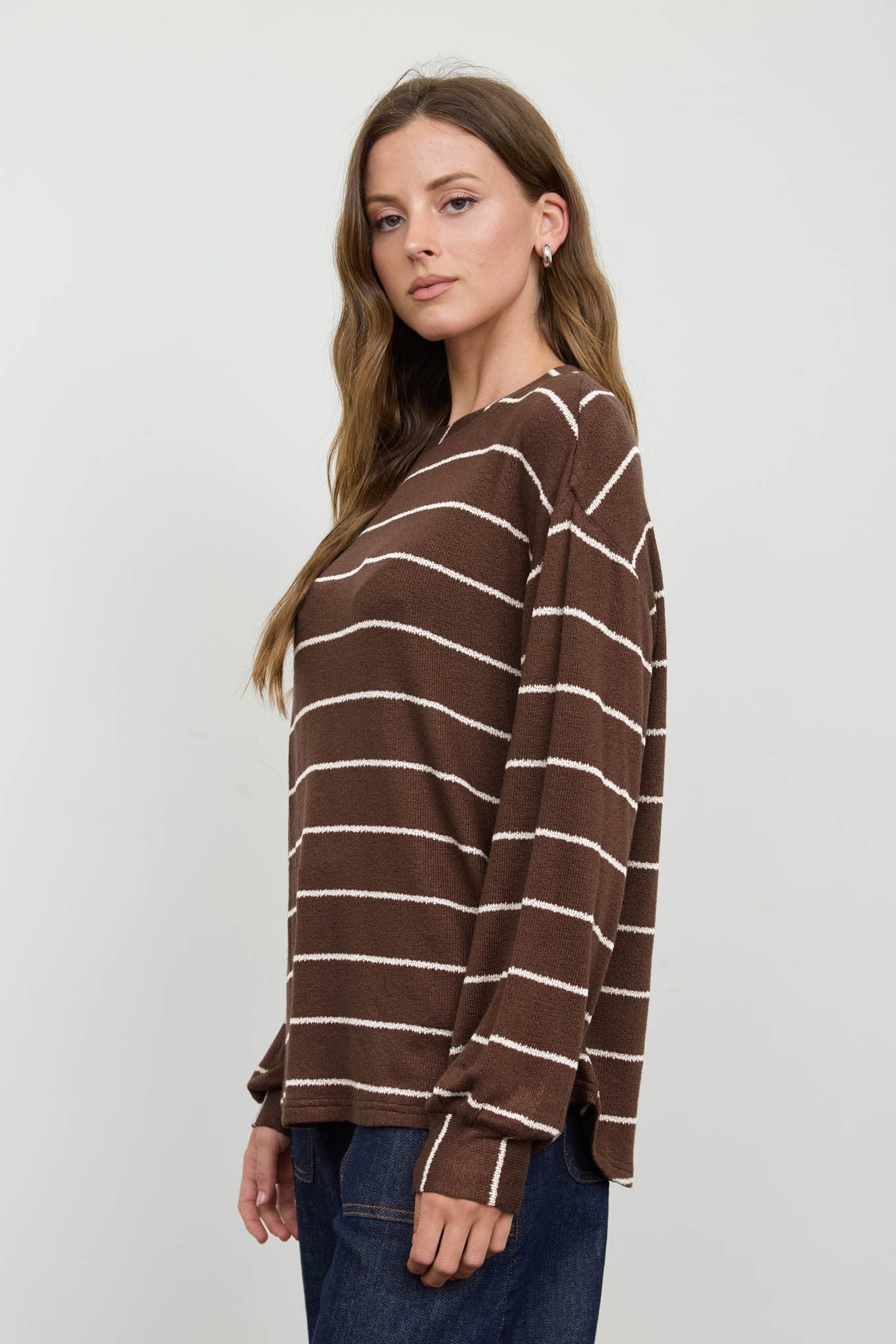 Striped Relaxed Knit