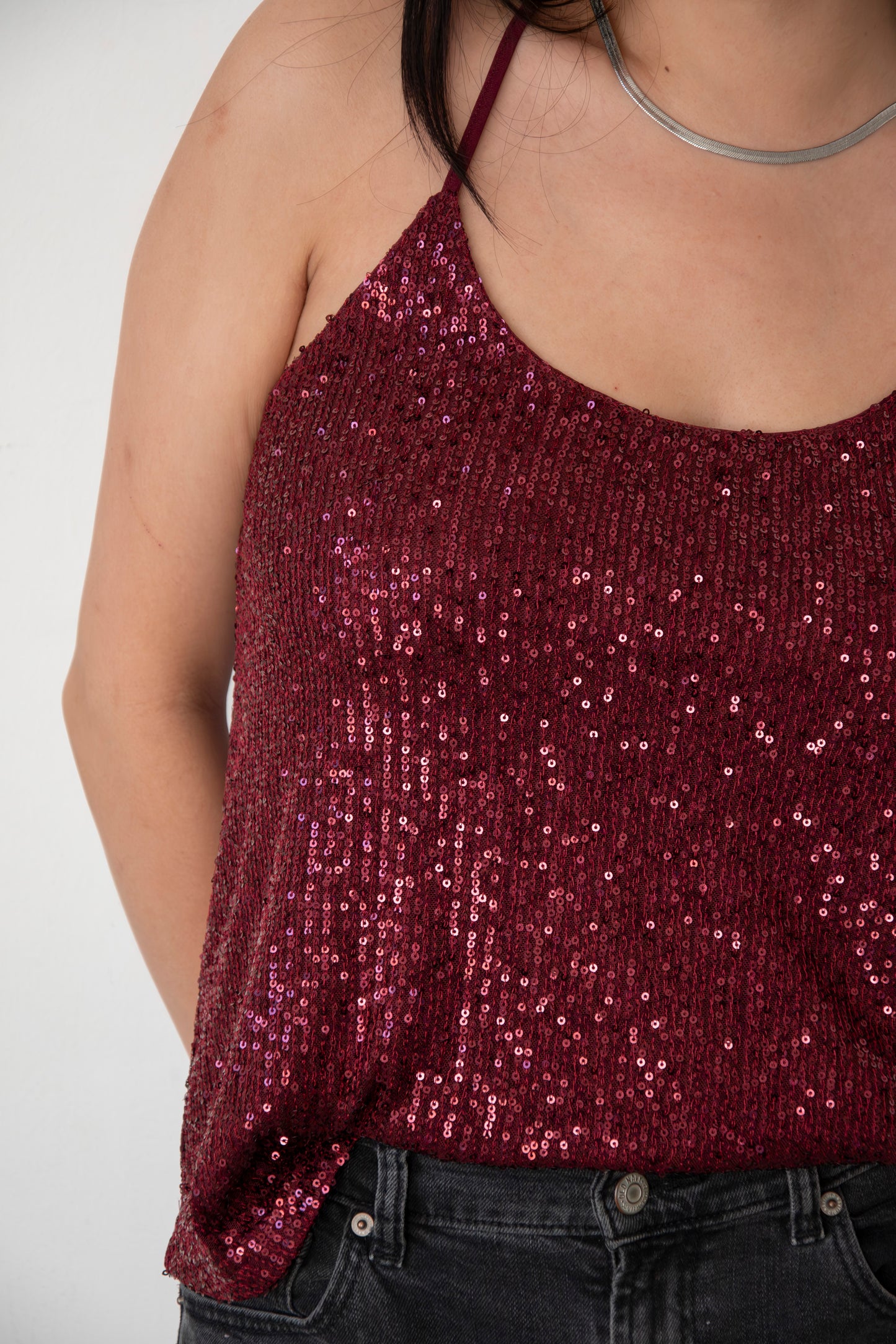 Sequin Racerback Tank
