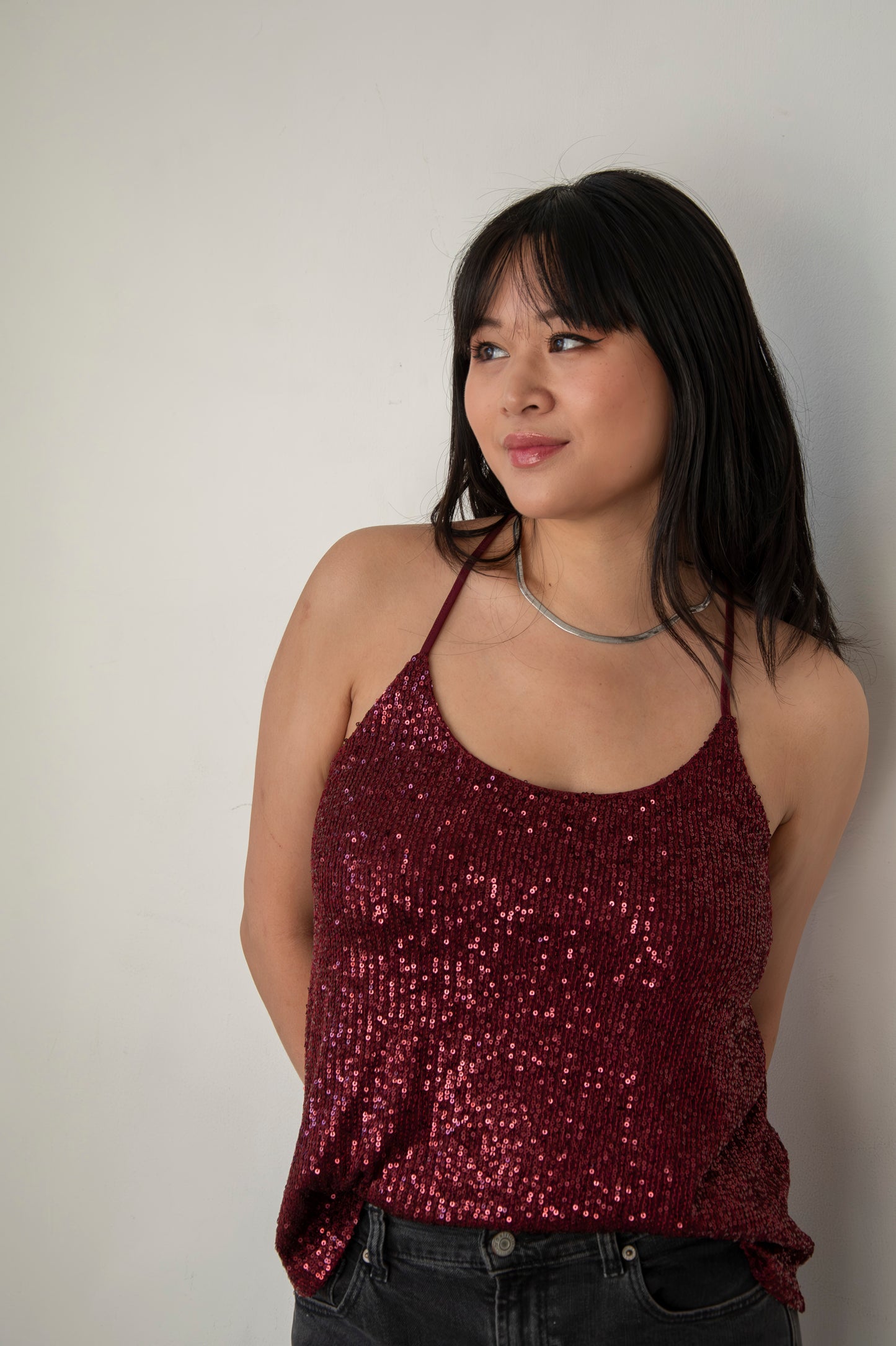 Sequin Racerback Tank