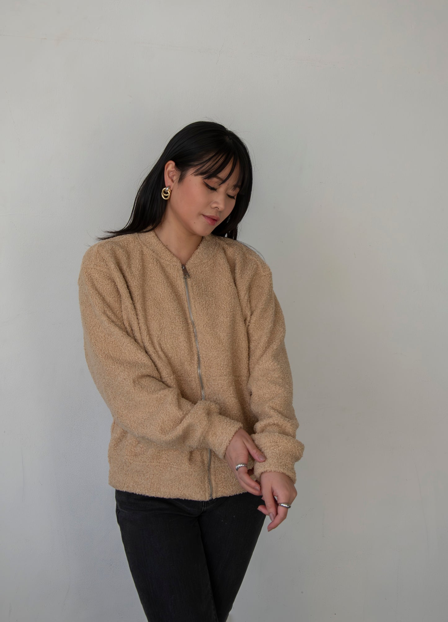 Fleece Bomber Jacket