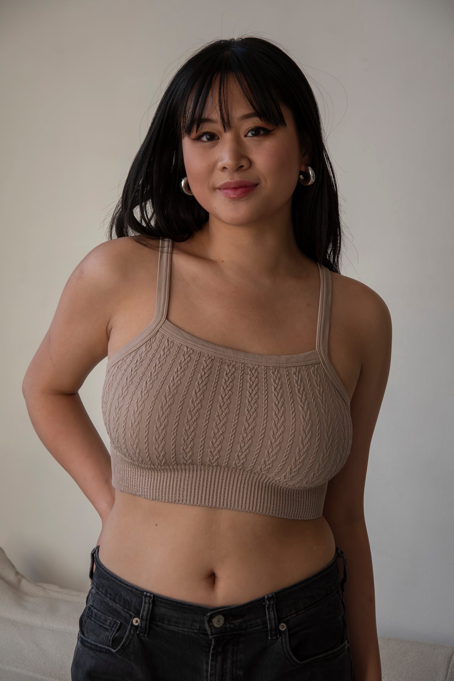 Textured Knit Bralette