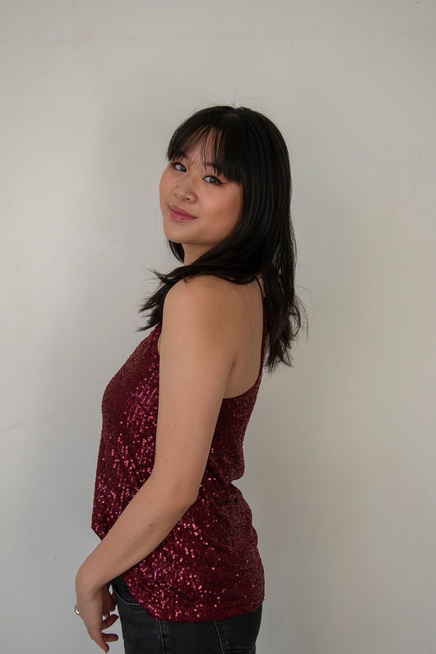 Sequin Racerback Tank