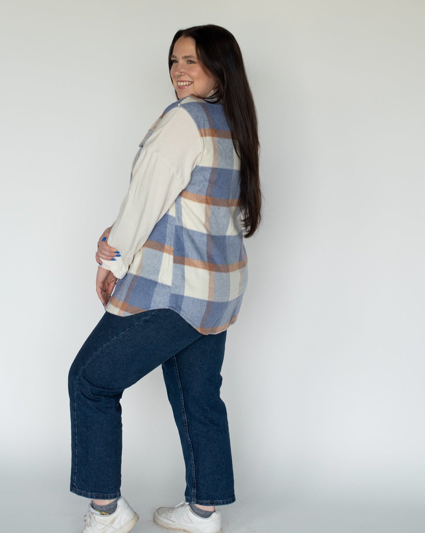 Sleeveless Plaid Vest