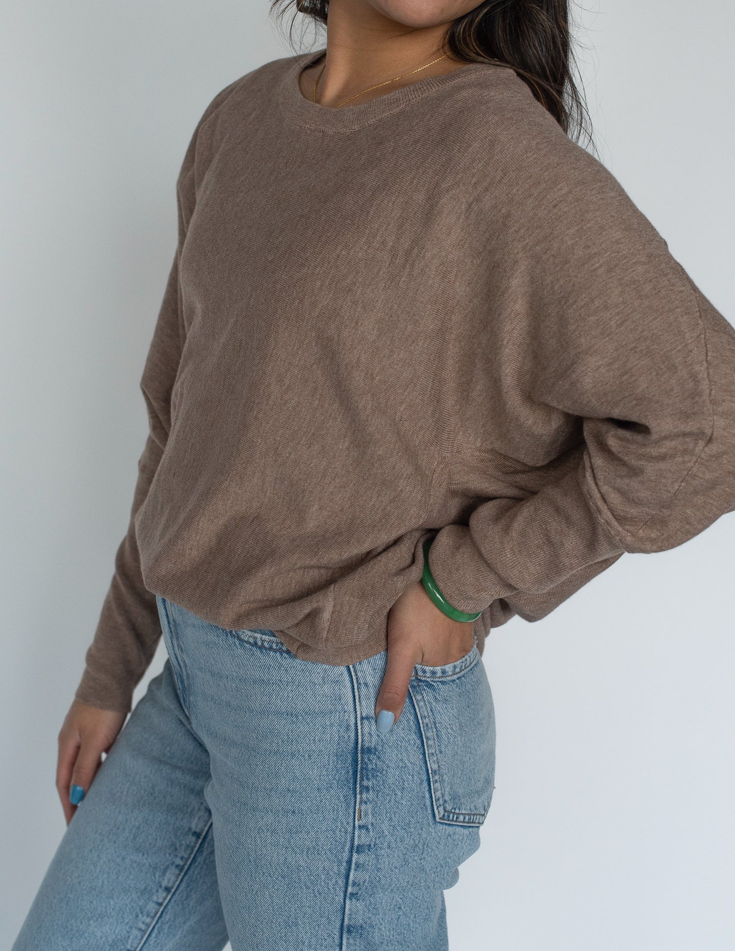 Oversized Crewneck Pullover