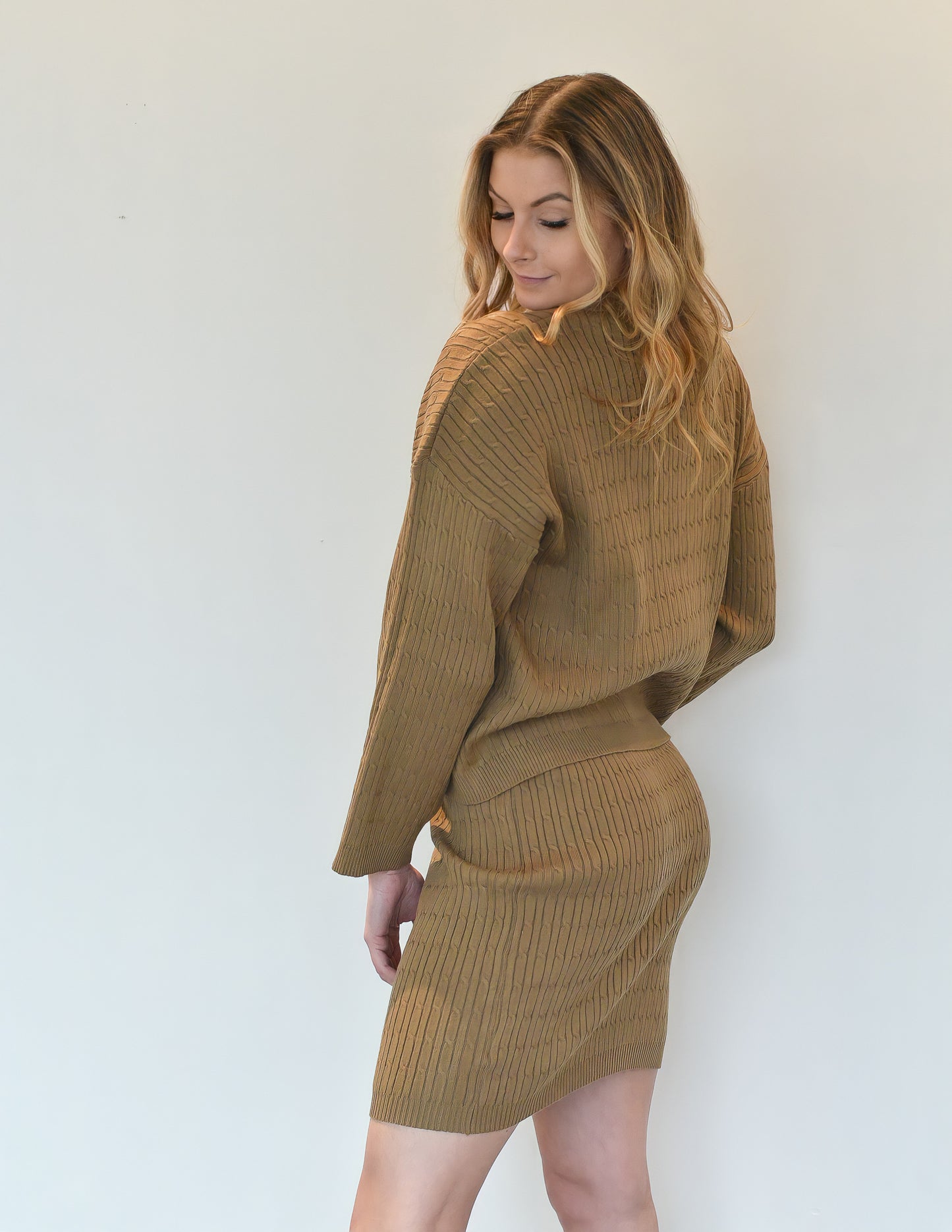 Sweater and Skirt Set