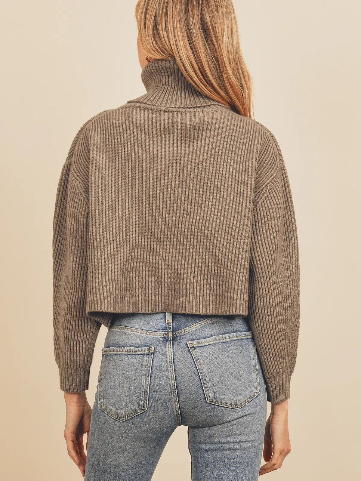 Chunky Ribbed Knit Sweater