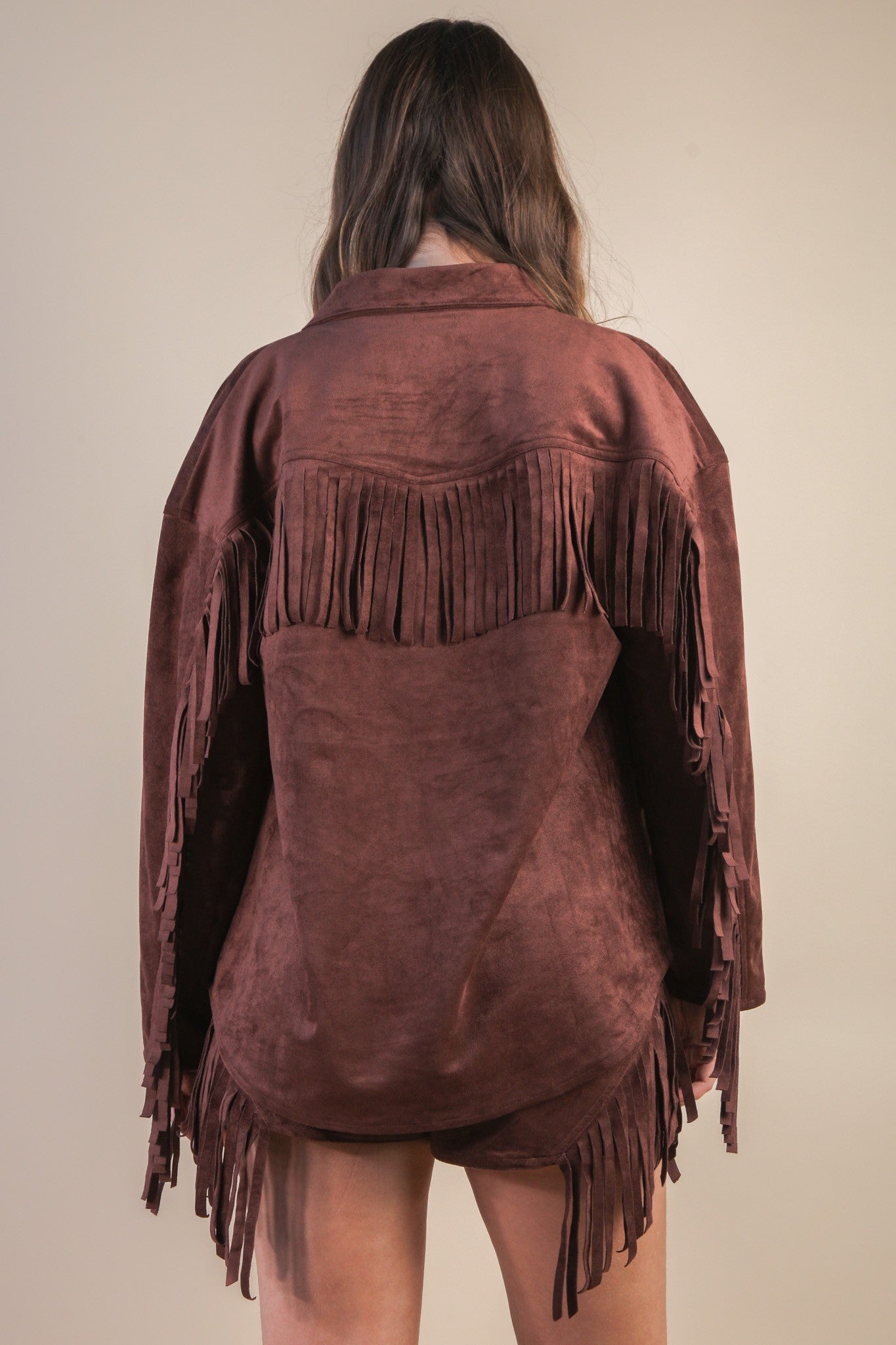 Western Fringe Shacket