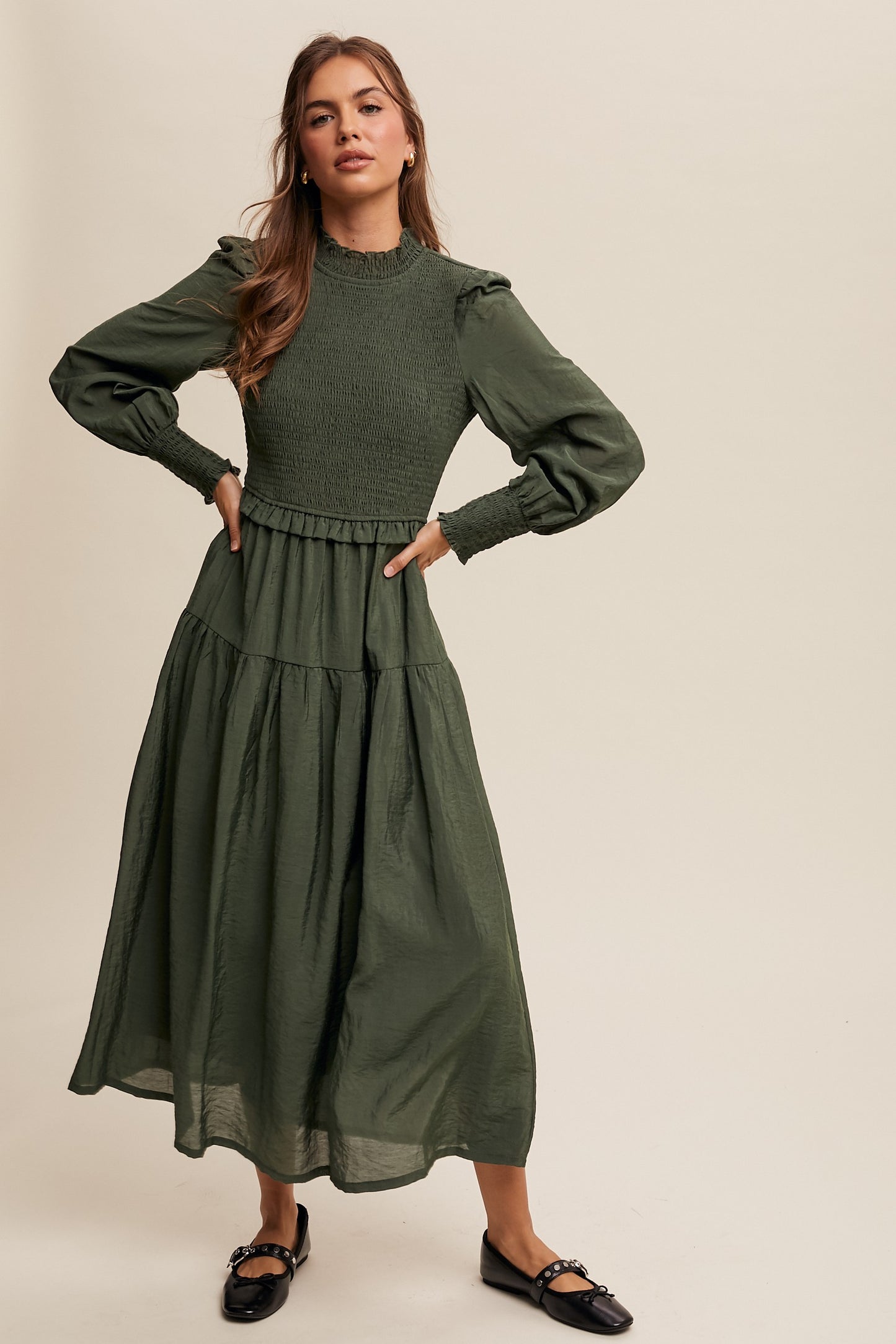 Smocked Maxi Dress