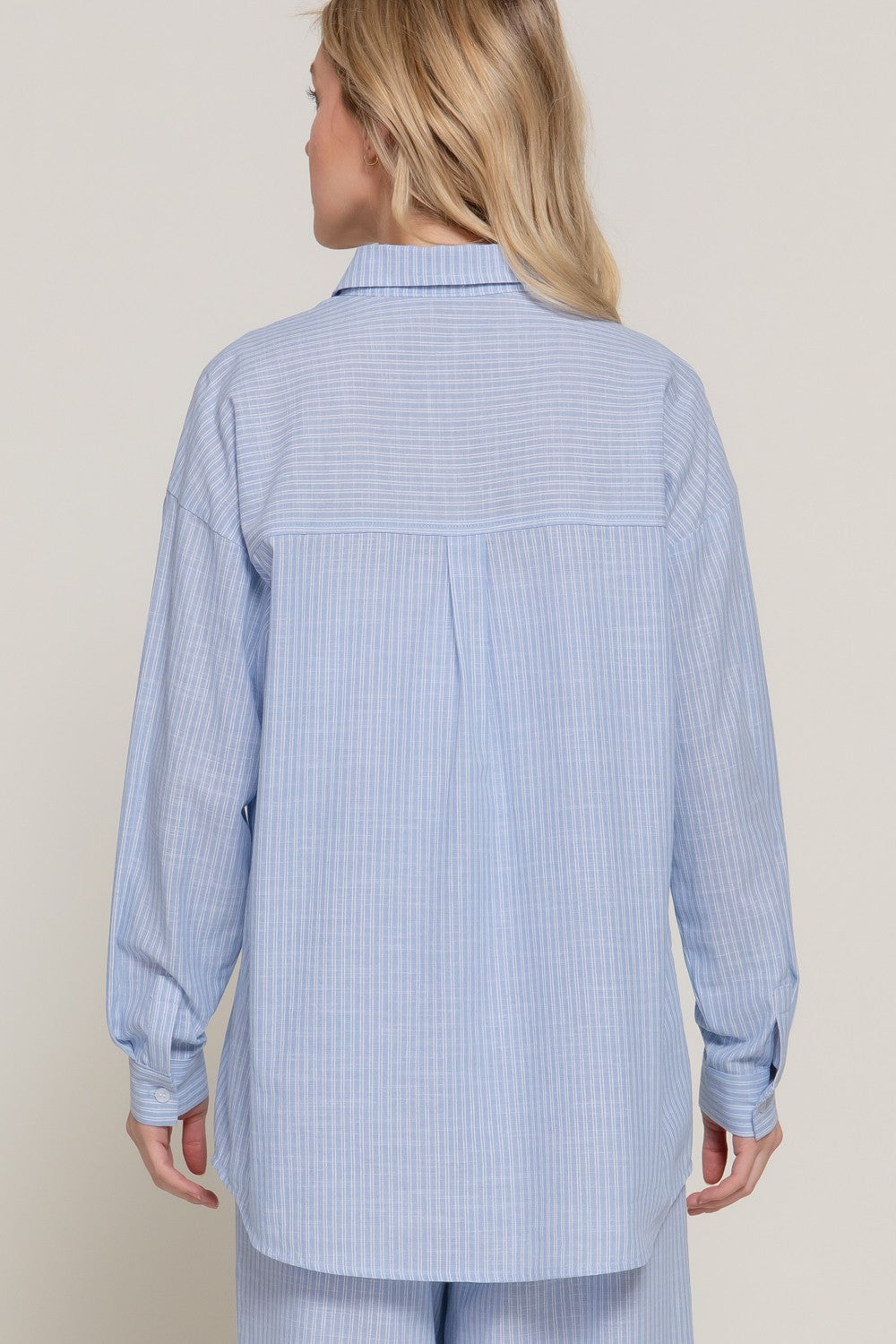 Oversized Striped Blouse
