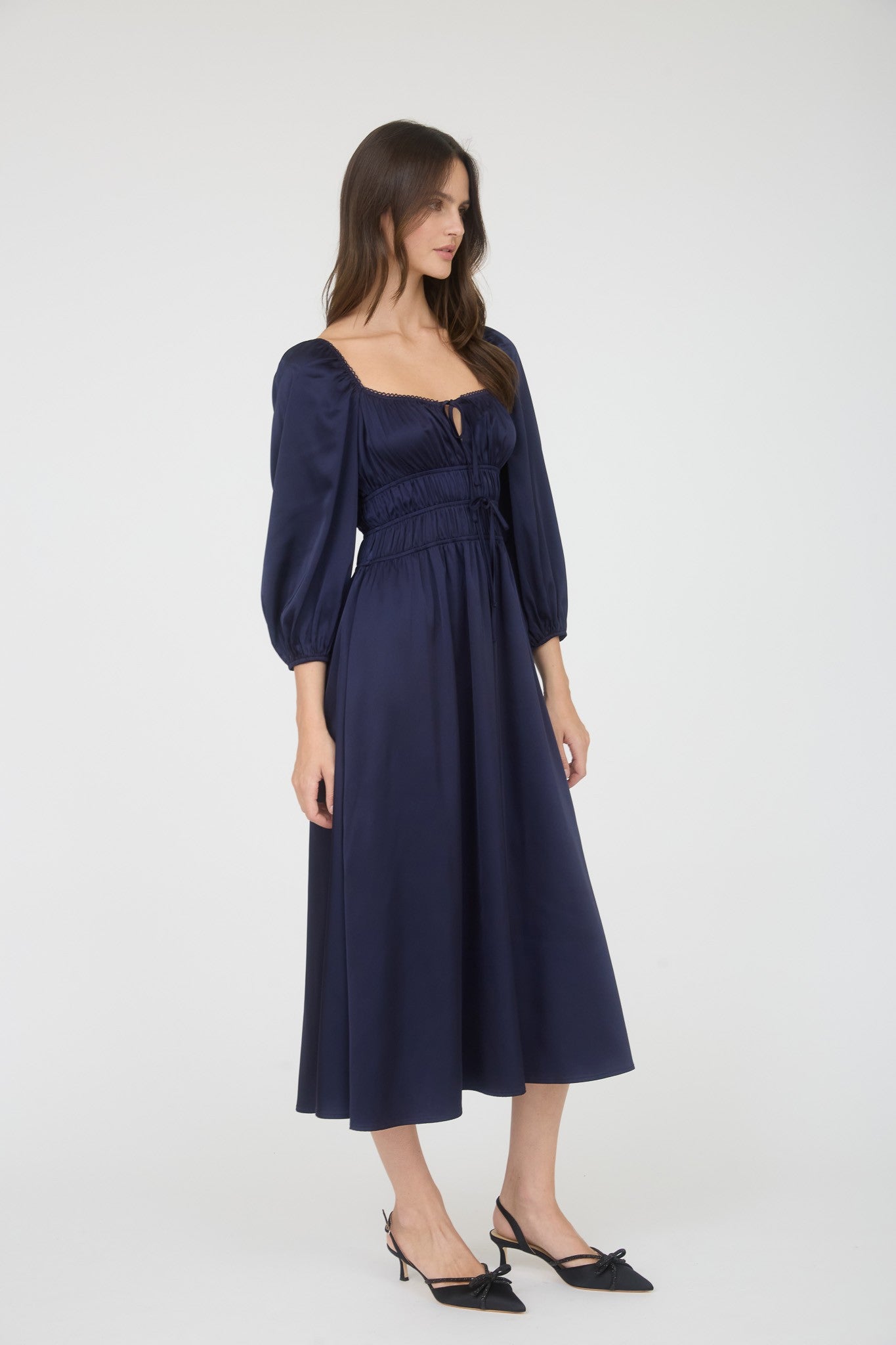 Satin Maxi Dress