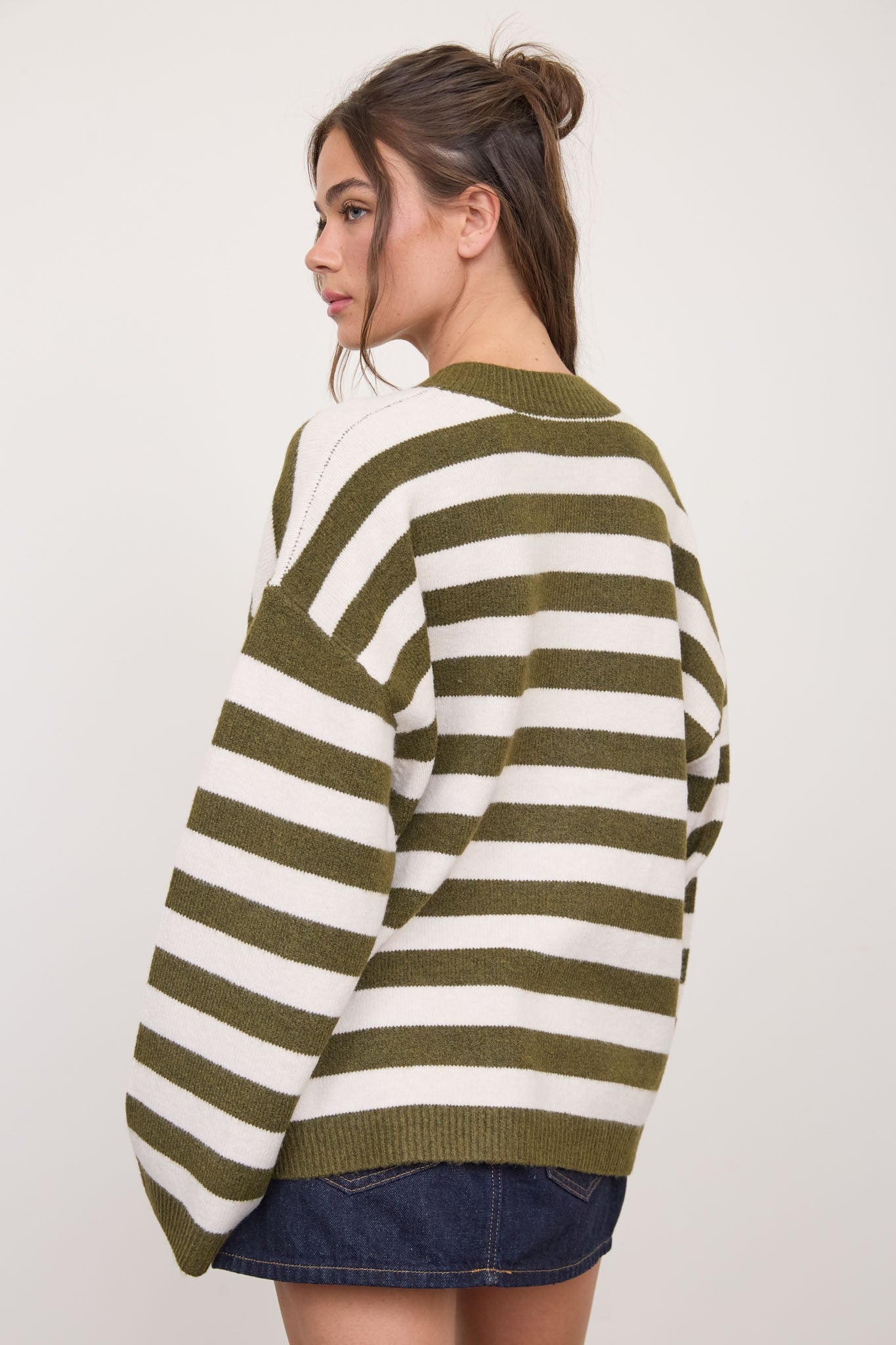 Cozy Stripe Cardigan