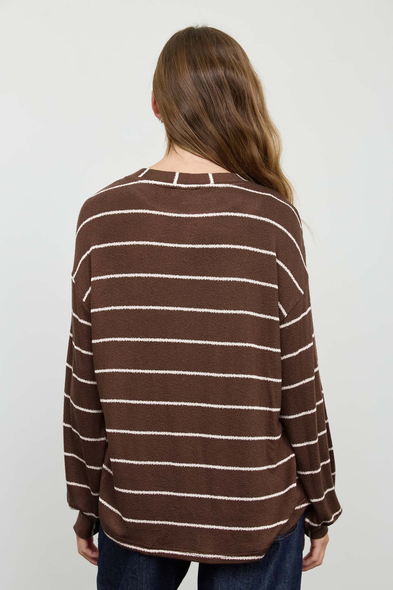 Striped Relaxed Knit