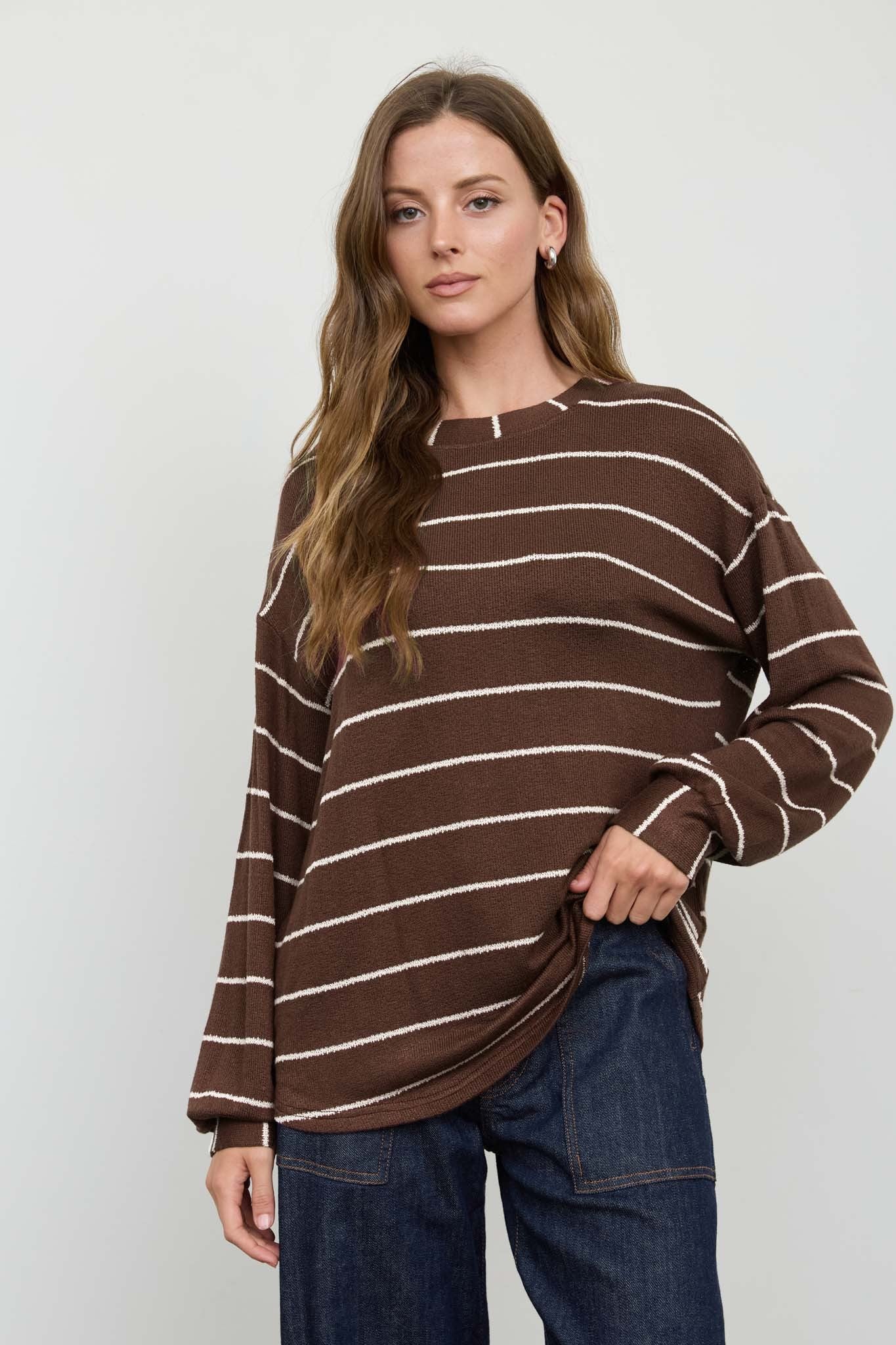 Striped Relaxed Knit