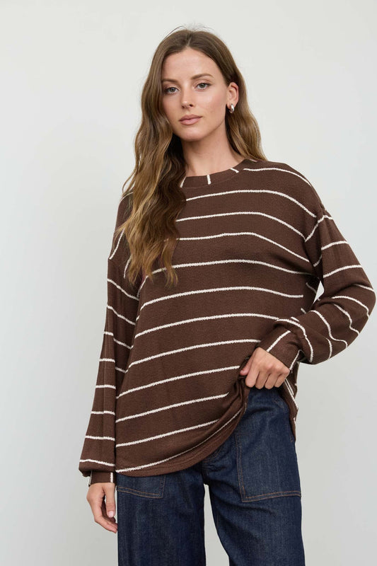 Striped Relaxed Knit