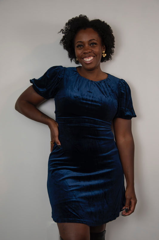 Midnight Rain Mini Dress