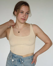 Load image into Gallery viewer, Ribbed Corset Top
