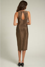 Load image into Gallery viewer, Ruched Glitter Dress
