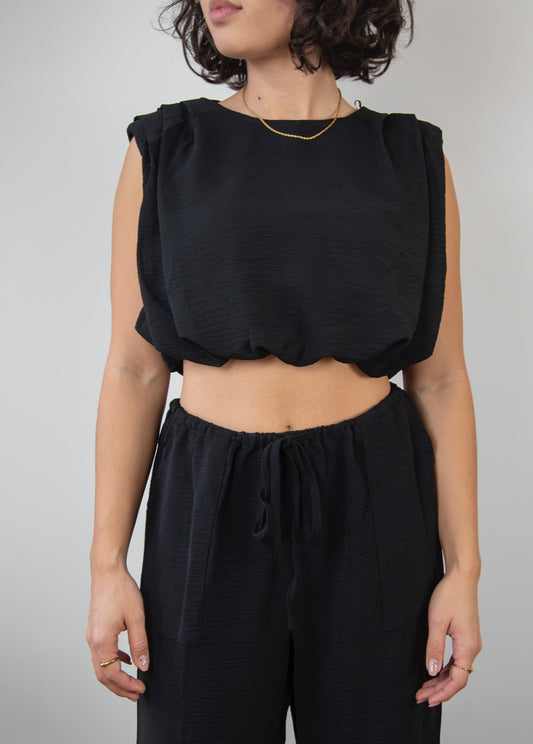 Structured Crop Blouse