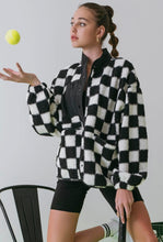 Load image into Gallery viewer, Checkered Fleece Jacket
