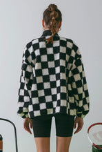 Load image into Gallery viewer, Checkered Fleece Jacket
