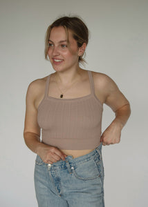 Cable Knit Bralette