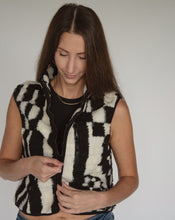 Load image into Gallery viewer, Checkered Fleece Vest

