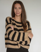 Load image into Gallery viewer, Striped Boatneck Knit
