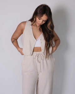 Linen Vest