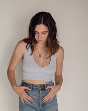 Load image into Gallery viewer, V-Neck Ribbed Tank
