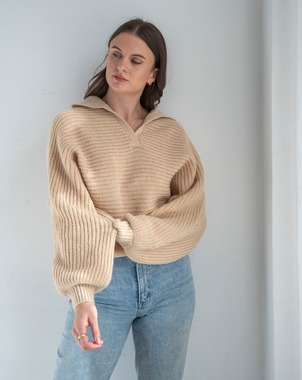 Collared Pullover Sweater