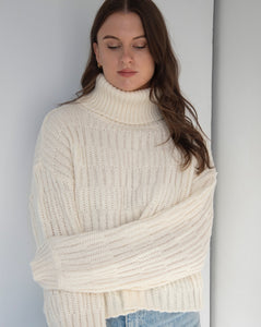 Turtleneck Cable Knit