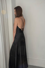 Load image into Gallery viewer, Satin Drape Maxi Dress
