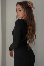 Load image into Gallery viewer, Ruching Knit Midi Dress
