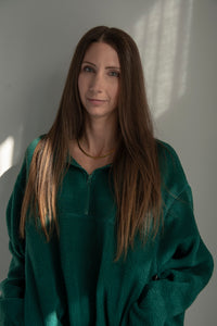 Sherpa Half Zip Sweatshirt