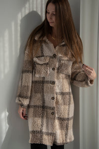 Teddy Longline Shacket