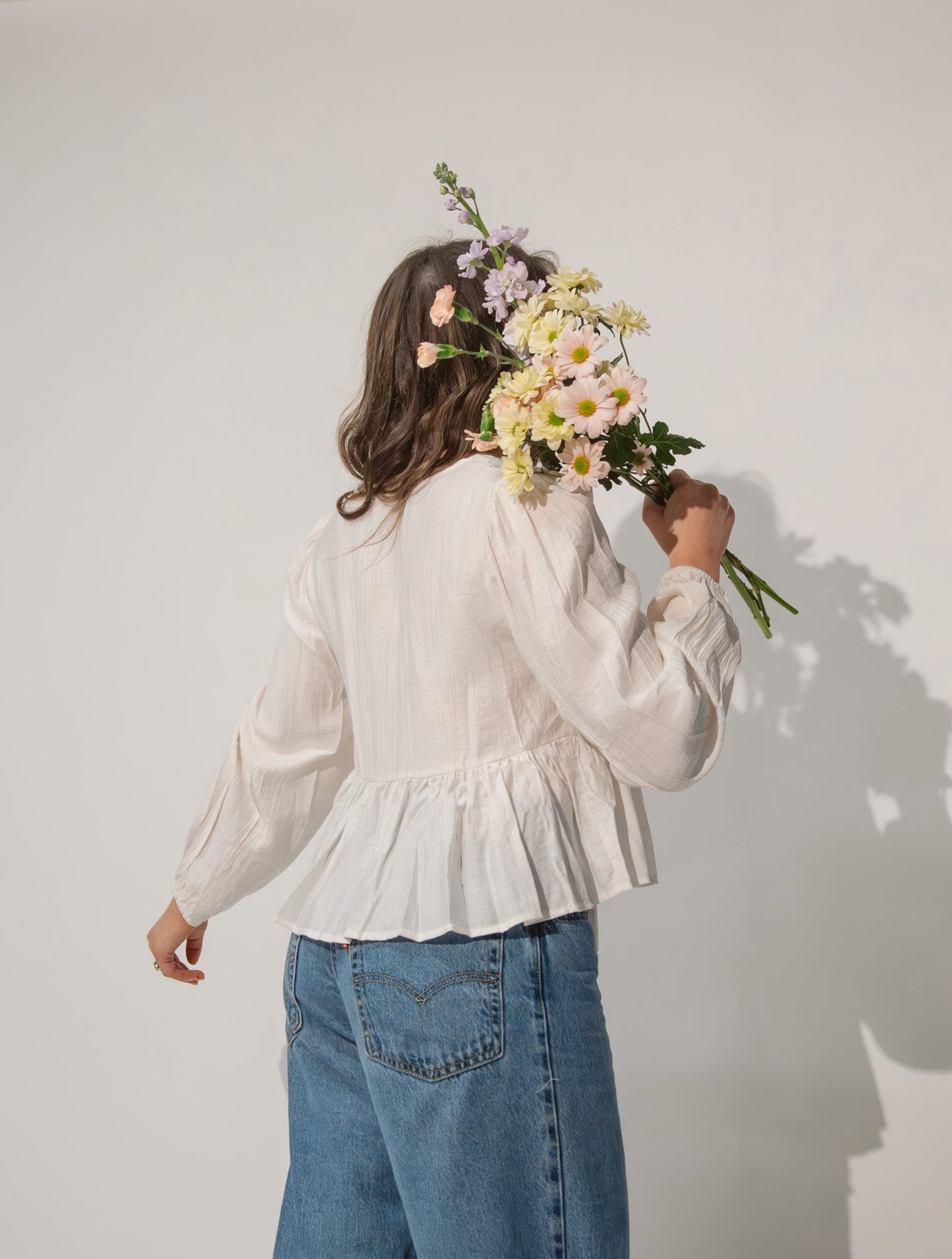 Embroidered Tie Top