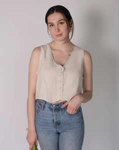 Linen Vest