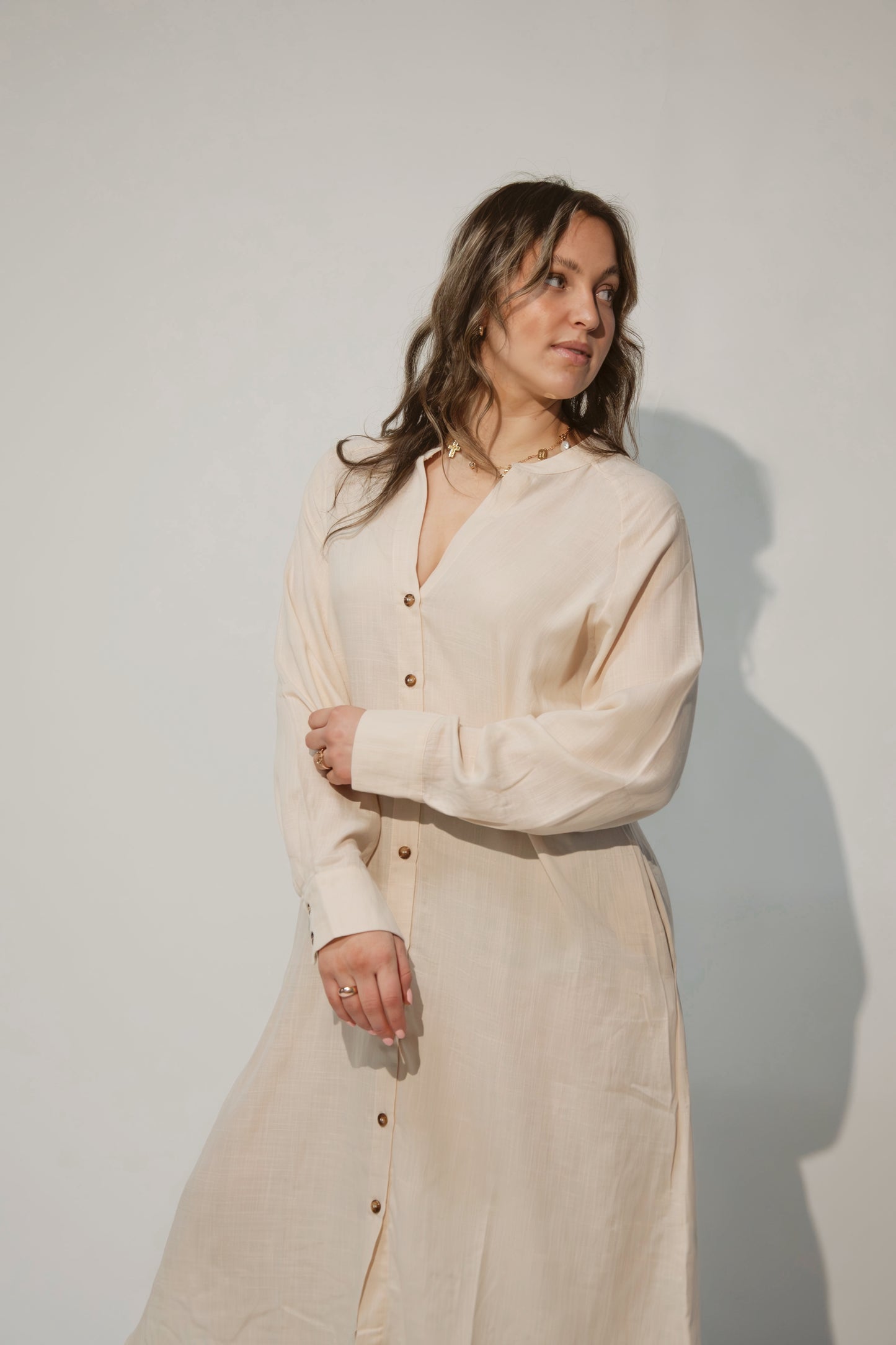 Midi Shirt Dress