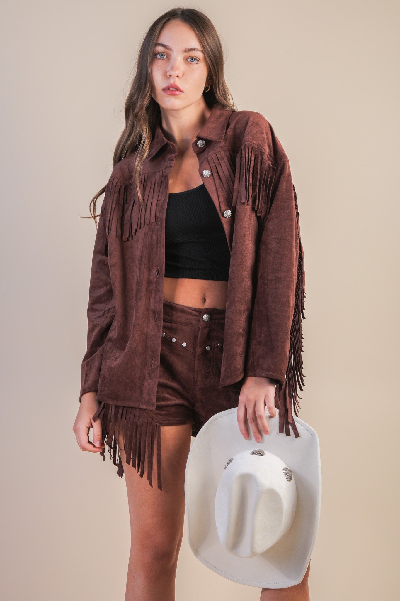 Western Fringe Shacket