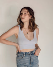 Load image into Gallery viewer, V-Neck Ribbed Tank
