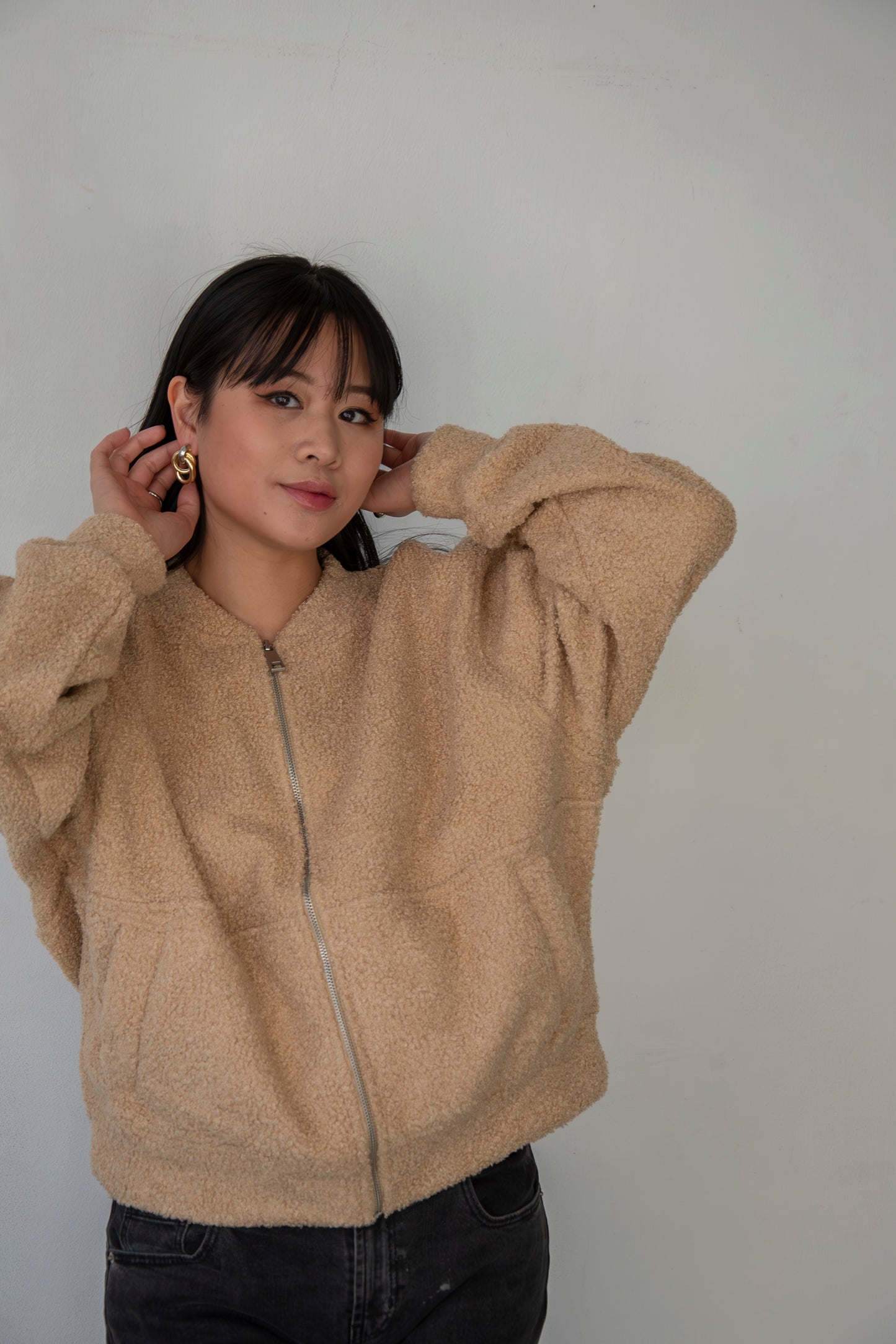 Fleece Bomber Jacket